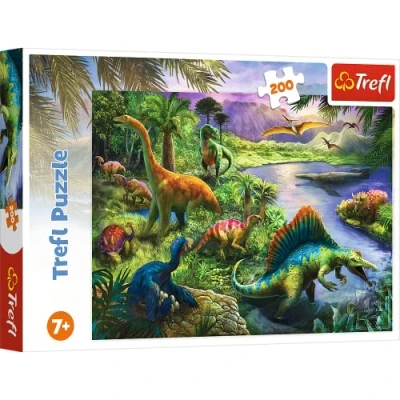 Abbildung von Puzzle 200 Dinosaurier (Kinderpuzzle)
