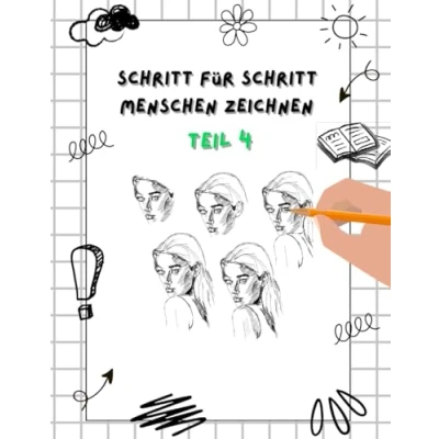 Abbildung von Schritt für Menschen zeichnen: Zeichenkurs Kinder ab 6 (Schritt zeichnen lernen 6, Band 4)