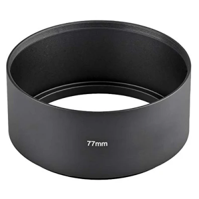 Abbildung von ayex Aluminium Gegenlichtblende Sonnenblende lang 77mm