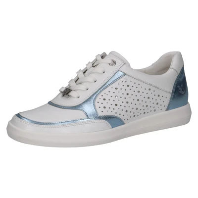 Abbildung von Caprice Sneaker low, Damen, Größe: 38, White lt.blue Schuhe