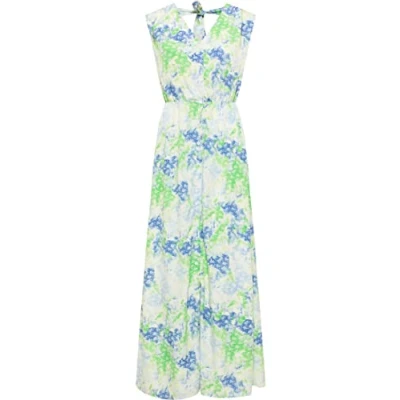 Abbildung von IZIA Damen Maxikleid mit Allover Print 19322912 IZ010, BLAU GRÜN, M