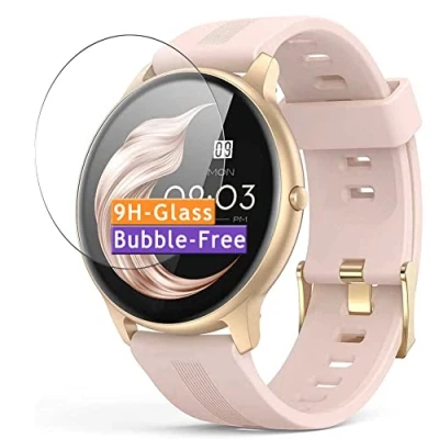 Abbildung von Vaxson 3 Stück 9H Panzer schutz Glas kompatibel mit AGPTEK LW11 smartwatch Smart Watch Schutzfolie Display folie Panzerfolie SchutzGlas folien PanzerGlas Neue