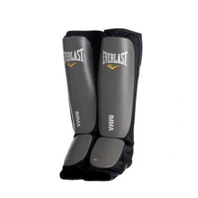 Abbildung von Everlast Unisex Erwachsene Sport Boxen Schienbeinschutz Martial Mixed Arts Shinguard, Schwarz, S/M