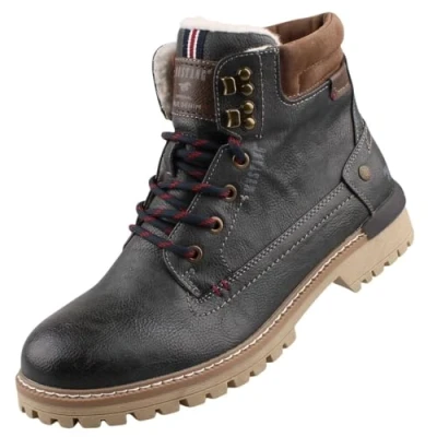 Abbildung von Mustang 4142602 Schnürstiefelette, Herren, Größe: 41, Graphit Schuhe