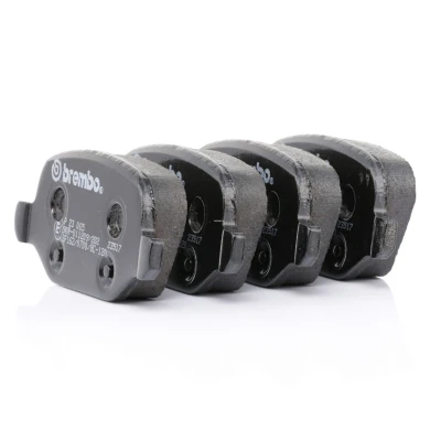 Abbildung von BREMBO P 23 065 Bremsbelagsatz exkl. Verschleißwarnkontakt mit Bremssattelschrauben Zubehör ALFA ROMEO: 156 Sportwagon, Limousine, GT