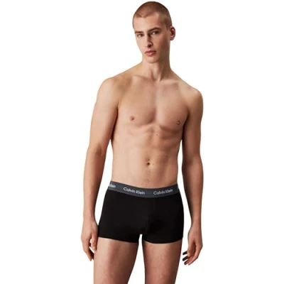 Abbildung von Calvin Klein, Men&#039;s, Low Rise Trunk 5Pk 000NB2734A, Black (B Tur, R Gr, Gr H, D Mv, Sd Wbs), M