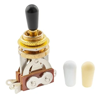Abbildung von Musiclily Pro 3 Weg Toggle Switch Pickup Wahlschalter für Les Paul Typ E Gitarre, Gold