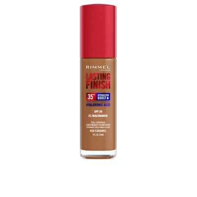 Abbildung von Rimmel Lasting Finish 35Hr Foundation 30ml (Various Shades) 450 Caramel