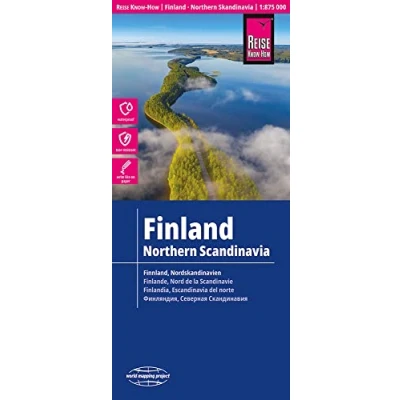 Abbildung von Reise Know How Landkarte Finnland und Nordskandinavien / Finland and Northern Scandinavia (1:875.000): reiß wasserfest (world mapping project)