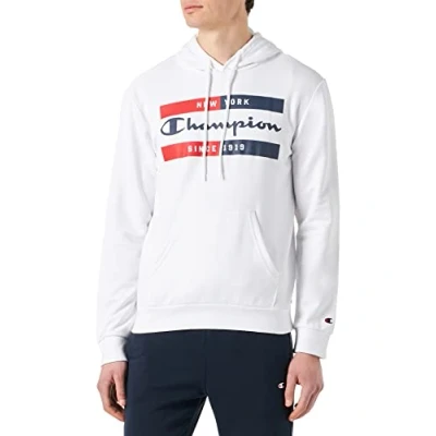 Abbildung von Champion Hooded Kapuzenpullover, Herren, Größe: Medium, White