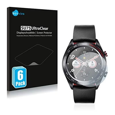 Abbildung von Savvies 6 Stück Schutzfolie für Honor Watch Magic Displayschutz Folie Ultra Transparent