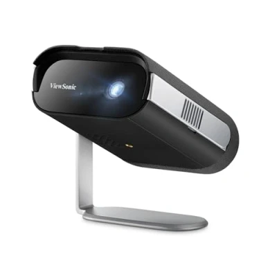 Abbildung von ViewSonic M1 Max Tragbarer Smart LED Beamer, Full HD 1080p, Google TV, 360 Projektion, 200 ANSI Lumen, Eingebauter Akku mit 2 Stunden Wiedergabezeit, Auto Fokus, H/V Keystone