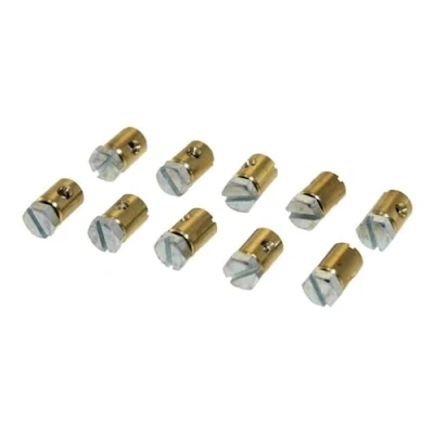 Abbildung von 10x Bowdenzug Schraubnippel Klemmnippel 7x9 mm kompatibel mit Puch Hercules Kreidler Zündapp Mofa Moped Mokick