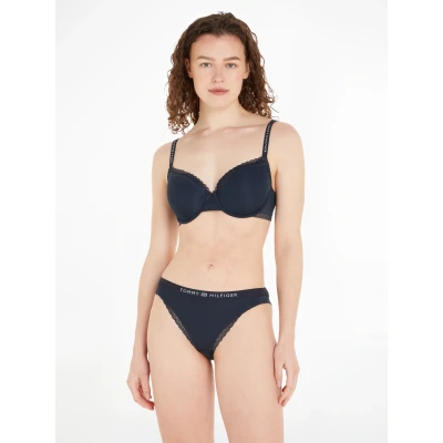 Abbildung von Tommy Hilfiger Badehose Slip, Damen, Größe: XS, Desert sky