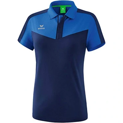 Abbildung von Erima Damen Squad Sport Poloshirt, New Royal/New Navy, 42