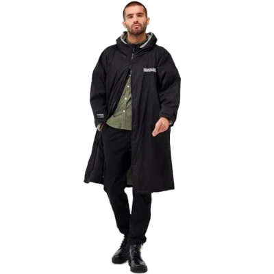 Abbildung von Regatta Outdoor Active Unisex Wasserdichte Wickeljacke, dunkles kaki, S/M