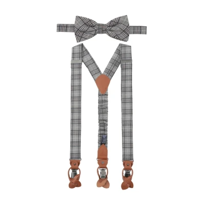 Abbildung von Prince Bow Tie Fliege graubraun, Herren, Größe: One Size, Grau braun