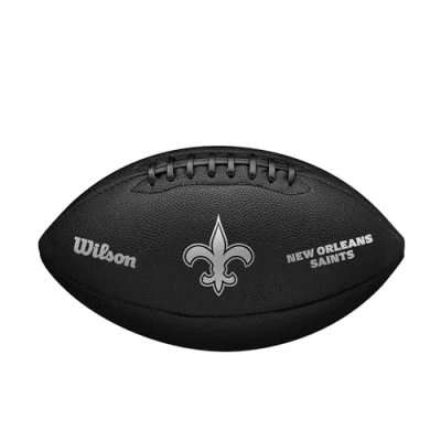 Abbildung von WILSON NFL Team Metallic Premiere Fußball, offizielle Größe, New Orleans Saints
