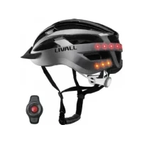 Abbildung von LIVALL MT1 Neo Smarter Fahrradhelm mit LED Lichtsystem, SOS Alarm System, Multimedia Einheit &amp; Freisprecheinrichtung in schwarz anthrazit Größe 58 62cm L