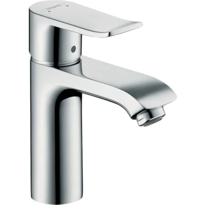 Abbildung von hansgrohe Waschtischarmatur &quot;Metris&quot;, 11cm, ohne Ablaufgarnitur, chrom