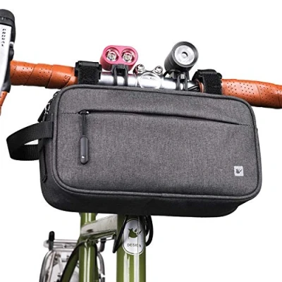 Abbildung von Rhinowalk Multifunktional Fahrrad Lenkertasche Wasserdicht Rahmentasche Oberrohrtasche Fahrradtasche Umhängetasche Handtasche Bauchtasche