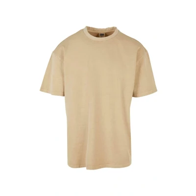 Abbildung von Urban Classics Oversized Garment DYE TEE Tshirt basic, Herren, Größe: XL, Unionbeige