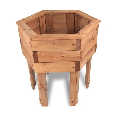 Abbildung von Pflanzkasten aus Holz, Hochbeet