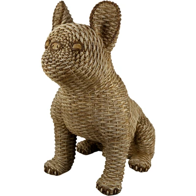 Abbildung von Casablanca by Gilde Tierfigur &quot;Mops in Rattanoptik&quot;