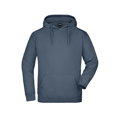 Abbildung von James &amp; Nicholson Kapuzensweatshirt Hochwertiger Herren Freizeit Sweat mit Kapuze und Kängurutasche JN047 besonders weich bequem