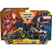 Abbildung von Monster Jam 2er Pack Iron Man vs. War Machine, Spielfahrzeug
