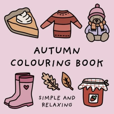Abbildung von Autumn Colouring Book (Simple and Relaxing Bold Designs for Adults &amp; Children) Books)