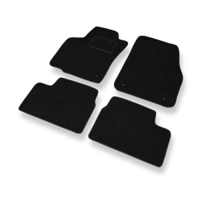 Abbildung von Mossa Fußmatten Auto kompatibel mit Opel Astra H (2004 2012) schwarz Automatten Autoteppiche 1