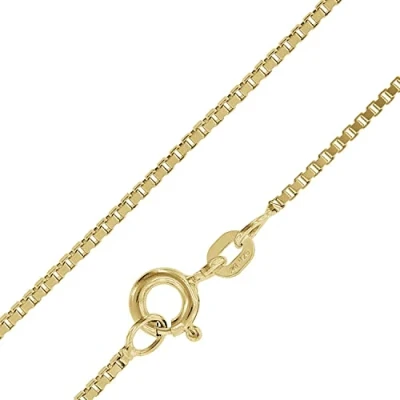 Abbildung von trendor 39450 Feine Veneziakette Silber 925 Goldplattiert 0,9 mm 38 60 cm