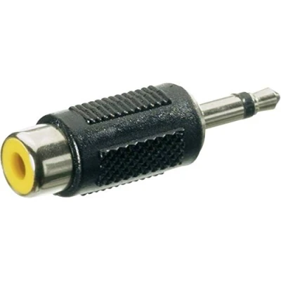 Abbildung von SpeaKa Professional SP 7870276 Klinke Audio Adapter [1x Klinkenstecker 3.5mm 1x Cinch Buch] 3 Stück