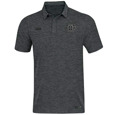 Abbildung von Jako Damen Bayer 04 Leverkusen Polo Premium Basics, (Saison 19/20), anthrazit meliert, 40, BA6329I