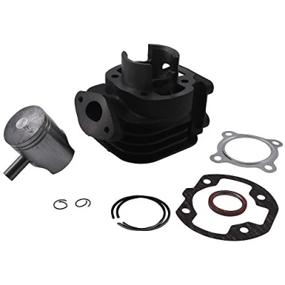 Abbildung von VANEZ Zylinderkit Ersatz 50ccm AC Minarelli stehend kompatibel für MBK Booster, Stunt, Yamaha BWS, Slider