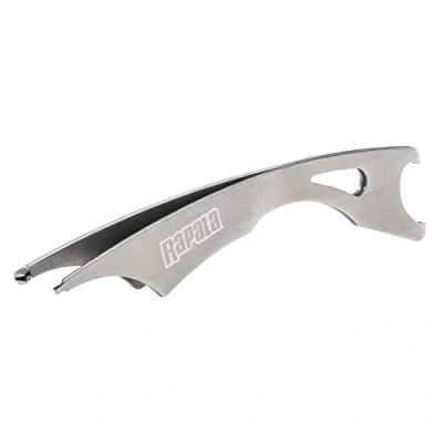 Abbildung von Rapala Unisex Adult Angelzange RCD Mini Split Tool Angelzubehör aus Edelstahl Angelausrüstung für kleine Gebrochene Ringe Leicht und Ergonomisch Eingebauter Flaschenöffner Zange, Grau, Einzigartig