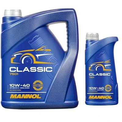 Abbildung von 6 Liter Original MANNOL Motoröl Classic 10W 40 Engine Oil Öl 11192456