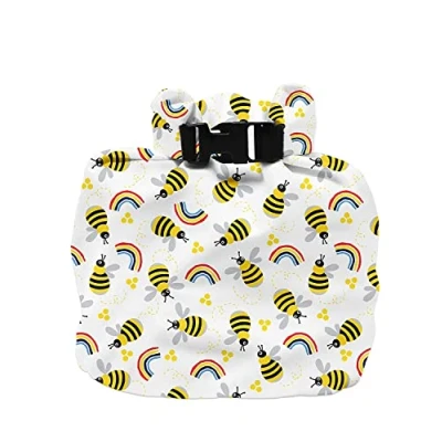 Abbildung von Bambino Mio, Wetbag für unterwegs Wasserdichte, Wiederverwendbare Windeltasche zum Reisen, (Bienenstock)