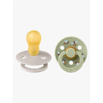 Abbildung von BIBS Studio Colour Bumblebee Schnuller 2er Pack Latex Größe 3, Mushroom