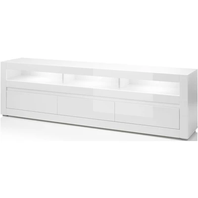 Abbildung von INOSIGN Lowboard &quot;Carat&quot;, Breite 217 cm, Zierleiste 1x betonfarben und weiß