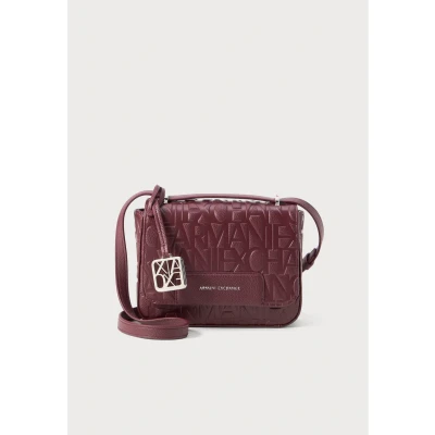 Abbildung von Armani Exchange Messenger BAG Umhängetasche, Damen, Größe: One Size, Bordeaux