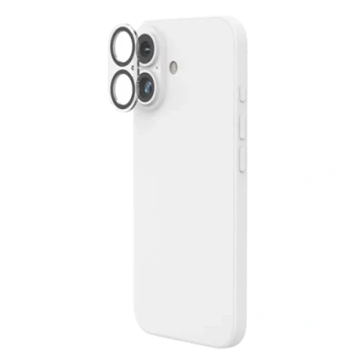 Abbildung von Hama Handy Kameraschutz für iPhone 16/16 Plus (iPhone Linsenschutz stoßfest, Kameraglas 9H, Schutzfolie case friendly, Kamera Abdeckung kratzfest, Panzerglas blasenfrei)