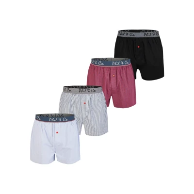 Abbildung von Phil &amp; Co. Berlin 4 PACK Classic Checks Boxershorts, Herren, Größe: Large, Multi