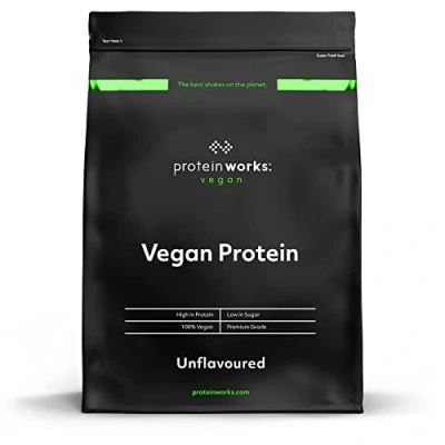 Abbildung von Protein Works Vegan Pulver 25g pflanzliches Veganes Proteinpulver Eiweißpulver 33 Servings Natürlich 1kg