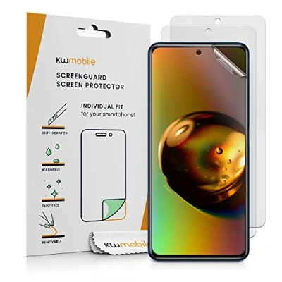Abbildung von kwmobile 3X Folie matt kompatibel mit Xiaomi Poco X3 NFC/Poco Pro Displayschutzfolie Schutzfolie Displayschutz Displayfolie entspiegelt