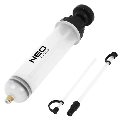 Abbildung von NEO TOOLS Thorstone Ölabsaugpumpe, Ölabsauger, Ölabsaugspritze, Ölabsaugpistole, für Bremsflüssigkeit, Getriebeöle, Kühlmittel, Motor 200ml/500ml/1500ml