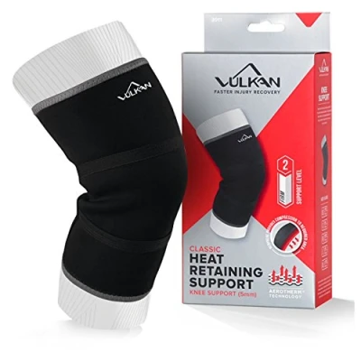 Abbildung von Vulkan Classic Neopren Kniebandage, Schwarz, Größe XL