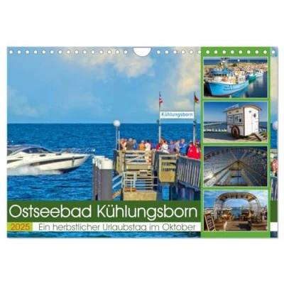 Abbildung von Ostseebad Kühlungsborn Ein herbstlicher Urlaubstag im Oktober (Wandkalender 2025 DIN A4 quer), CALVENDO Monatskalender