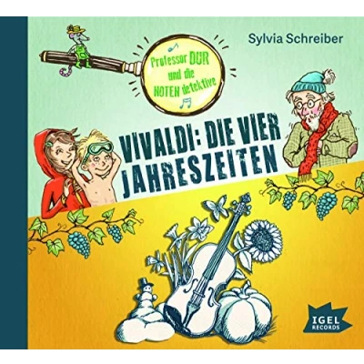 Abbildung von Professor Dur und die Notendetektive: Vivaldi: vier Jahreszeiten: CD Standard Audio Format, Lesung (Prof. Notendetektive)